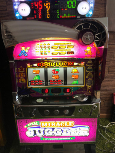 スーパーミラクルジャグラー　コイン不要機付　最終値引き