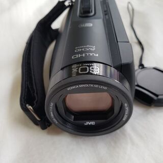最終値下げ］JVC ビデオカメラ gzrx680 付属品、三脚付き 中古