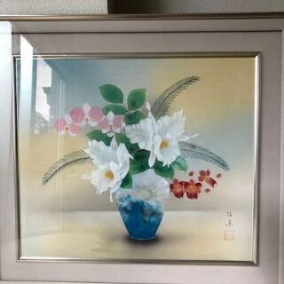 日本絵画10号サイズ（つぼ花）