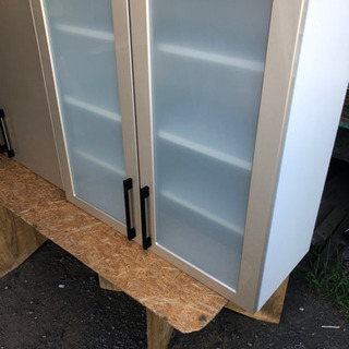 お話し中） システムキッチン 収納棚吊り戸 セット