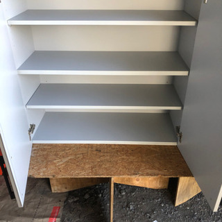 お話し中） システムキッチン 収納棚吊り戸 セット