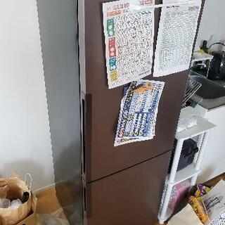 【定価80,000円】シャープ 271L 2ドア冷蔵庫（ブラウン...