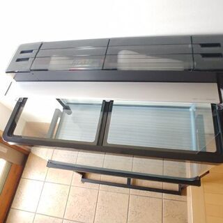 GEX 90cmガラス水槽、水槽台、LED、ろ過装置セット