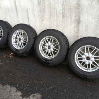 195 80 15 スタッドレス　パジェロミニ　YOKOHAMA GEOLANDAR