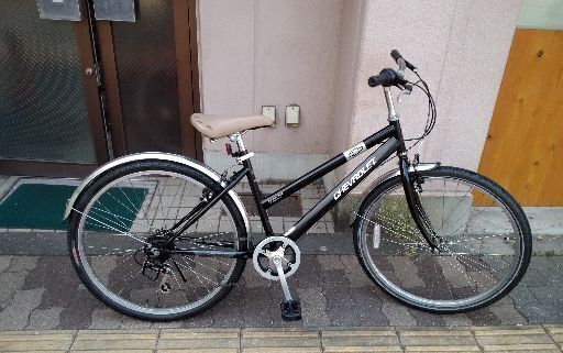 CHEVROLET[シボレー]CHEVY 26吋 シティークロスバイク 6speed/ブラック