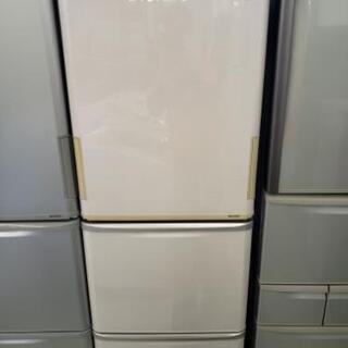 SHARP 製氷機能付き両開き3ドア冷蔵庫 SJ-PW35A-C 中古 リサイクル 