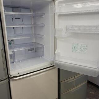 SHARP 製氷機能付き両開き3ドア冷蔵庫 SJ-PW35A-C 中古 リサイクル 