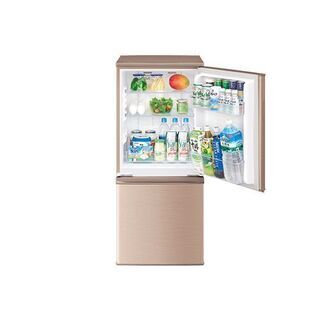 シャープ 137L 2ドア 冷蔵庫 SJ-D14E 2019年製 ブロンズ 百四十Lクラス
