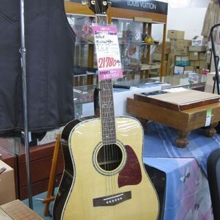 【直接取引】　美品　アイバニーズ　アコースティックギター　ＡＷ８０－ＮＴ　ケース付き 直接取引】 美品 アイバニーズ アコースティックギター AW80－NT