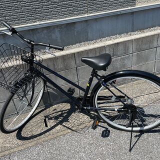 【ネット決済】美品　自転車26インチ　紺色　使用回数少