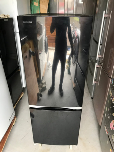 値引き⭐︎【直接引取歓迎】東芝　2ドア冷蔵庫　GR-M15BS(K)  2018年製