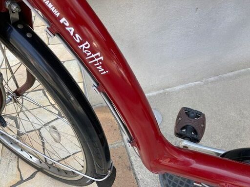 特③?ヤマハ パスラフィーニ 6Ah 新基準 電動自転車 子供乗せ 3人乗り