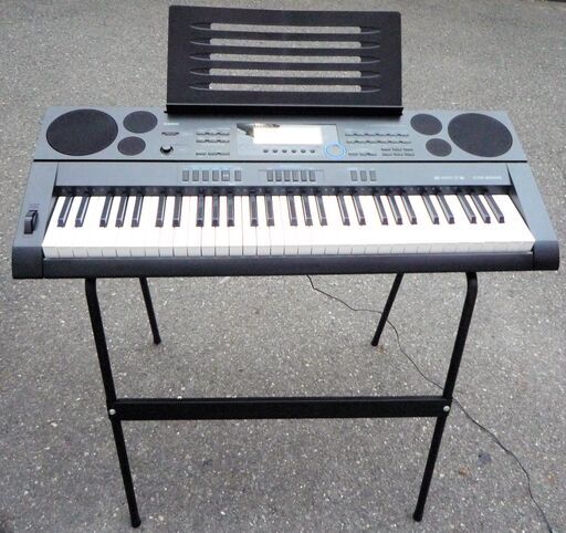 ☆カシオ CASIO CTK-6000 KEYBOARD 61鍵盤 電子キーボード ハイグレードキーボード◆スタンド付き・ピアノレッスンに最適