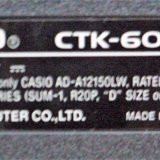 ☆カシオ CASIO CTK-6000 KEYBOARD 61鍵盤 電子キーボード ハイグレードキーボード◆スタンド付き・ピアノレッスンに最適