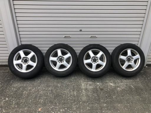 15インチ ホイールサマータイヤセット 195/65r15 バリ山