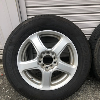 社外アルミ/タイヤ 4本セット 美品 バリ山 195/65R15