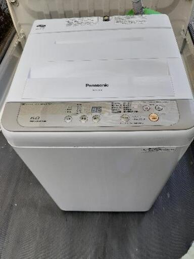 Panasonic パナソニック 6.0kg 洗濯機 NA-F60B10 2017年製 動作確認済 乾燥機能　中古
