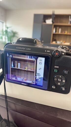 美品！ニコン NIKON COOLPIX L810 BK 8GBカード付 1610万画素 乾電池  