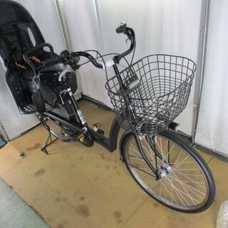 ★ブリジストン　子乗せ自転車　3人乗り対応★ 中古自転車 B403　ブラック 【24インチ 】
