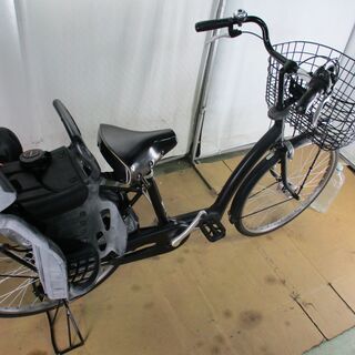★ブリジストン　子乗せ自転車　3人乗り対応★ 中古自転車 B403　ブラック 【24インチ 】