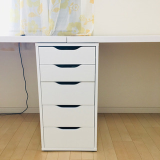 新品に近い！イケアデスク+ユニット