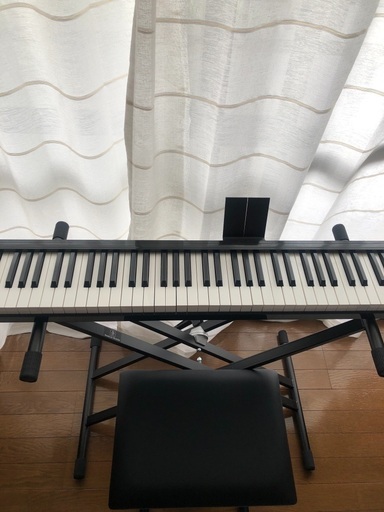 Carina 電子ピアノ 88鍵盤(カバー、スタンド、イス付き)