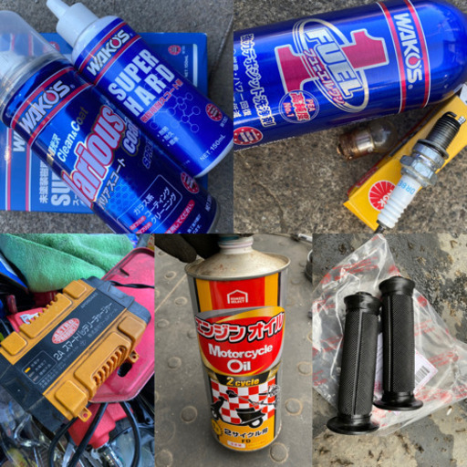 ☆ジョグアプリオ快速2スト☆旧車スクーター^_^リアタイヤ・プラグなど