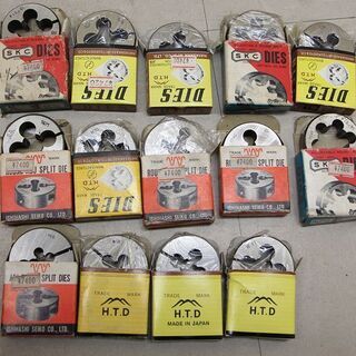 タップ ダイスまとめて サイズいろいろ 多数 (HD1078anxY)