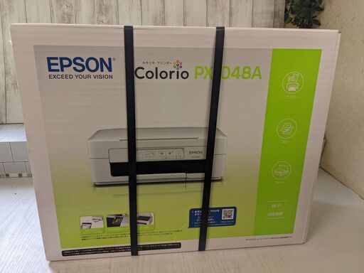 【新品未開封】EPSON エプソン カラリオプリンター PX-048A ホワイト/白