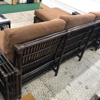 商談中【愛品館八千代店】Kazama　カザマ　カウチソファ+テーブルセット【愛八SF】