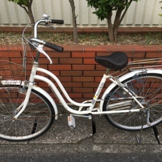 (chariyoshy 出品)26インチ　自転車　白色