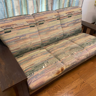 テーブル決まりました！！】高級カリモク 3人掛けソファ 1人掛けソファ