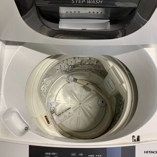 【美品】HITACHI 5.0kg洗濯機 NW-5WR 2016年製 通電確認OK 良品 配送OK 早いもの勝ち! - 札幌市