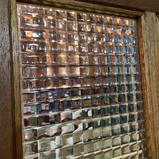 JF3127 レトロ ガラス戸 ペア