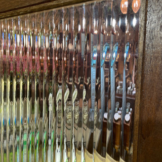 JF3127 レトロ ガラス戸 ペア