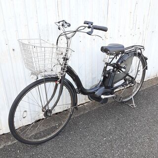 8月-2 電動アシスト自転車 ヤマハ PAS Natura バッテリー 充電器 鍵 