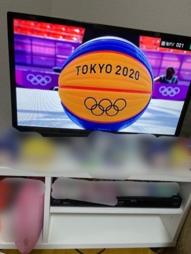 【お譲り先急募】AIWA 24インチテレビ＆ニトリ テレビ台