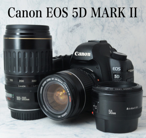 Canon キャノン EOS 5D MarkII❤トリプルレンズ❤フルサイズ❤