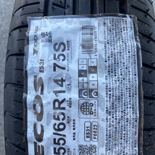 ヨコハマタイヤ　エコス　155/65/14