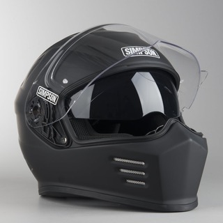 SIMPSON ヴェノム(ゴーストバンディット)MブラックXL(61-62)☆取り寄せ