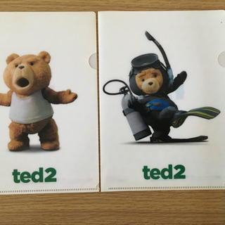 ted2クリアファイル2枚　管理番号45