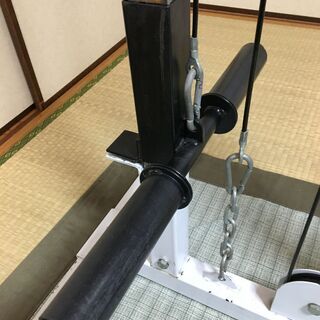 ラットプル&ロープーリーマシン、ウェイト28kg分付き　＊WILD FIT＊