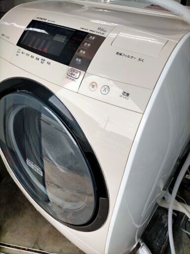 HITACHI（日立） 型式：BD-V3700L 洗濯機タイプ :斜め型ドラム式 左