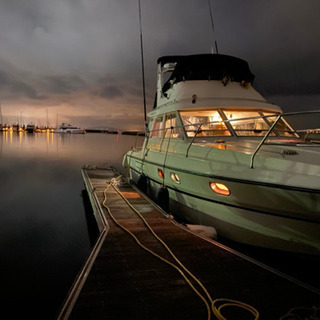 夜の三河湾クルージング釣り