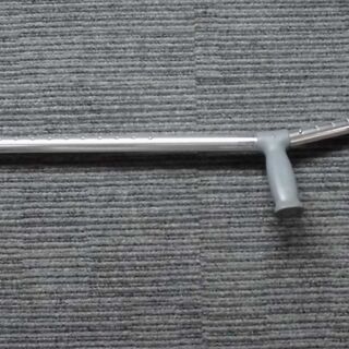JM12200)杖１本 シルバー／グレー 高さ調整可 H85.0...
