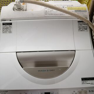 【取引確定済み】縦型洗濯乾燥機（SHARP ES-TX5B）譲ります