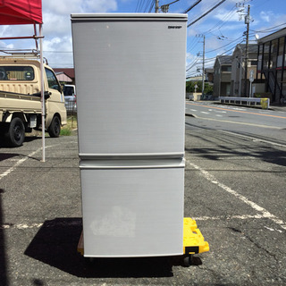 ☆ 高年式！美品！☆ SHARP SJ-D14C -W 2ドア 冷凍冷蔵庫 137L 2020年