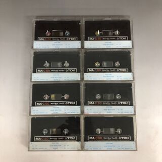 JU1/19　メタル　カセットテープ　8本　TDK　MA-C60...