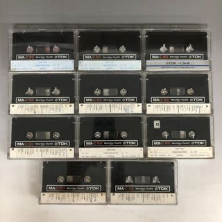 JU1/20　メタル　カセットテープ　11本　TDK　MA-C6...