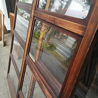 昔硝子・長ガラス戸　リノベーションやアンティークインテリア作りに！！ 昔硝子・長ガラス戸 リノベーションやアンティークインテリア作りに！！